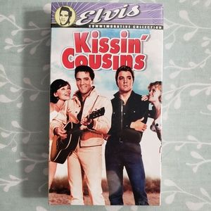 Elvis VHS tape "Kissin Cousins" .  Still in the orginal cellophane wrapper.